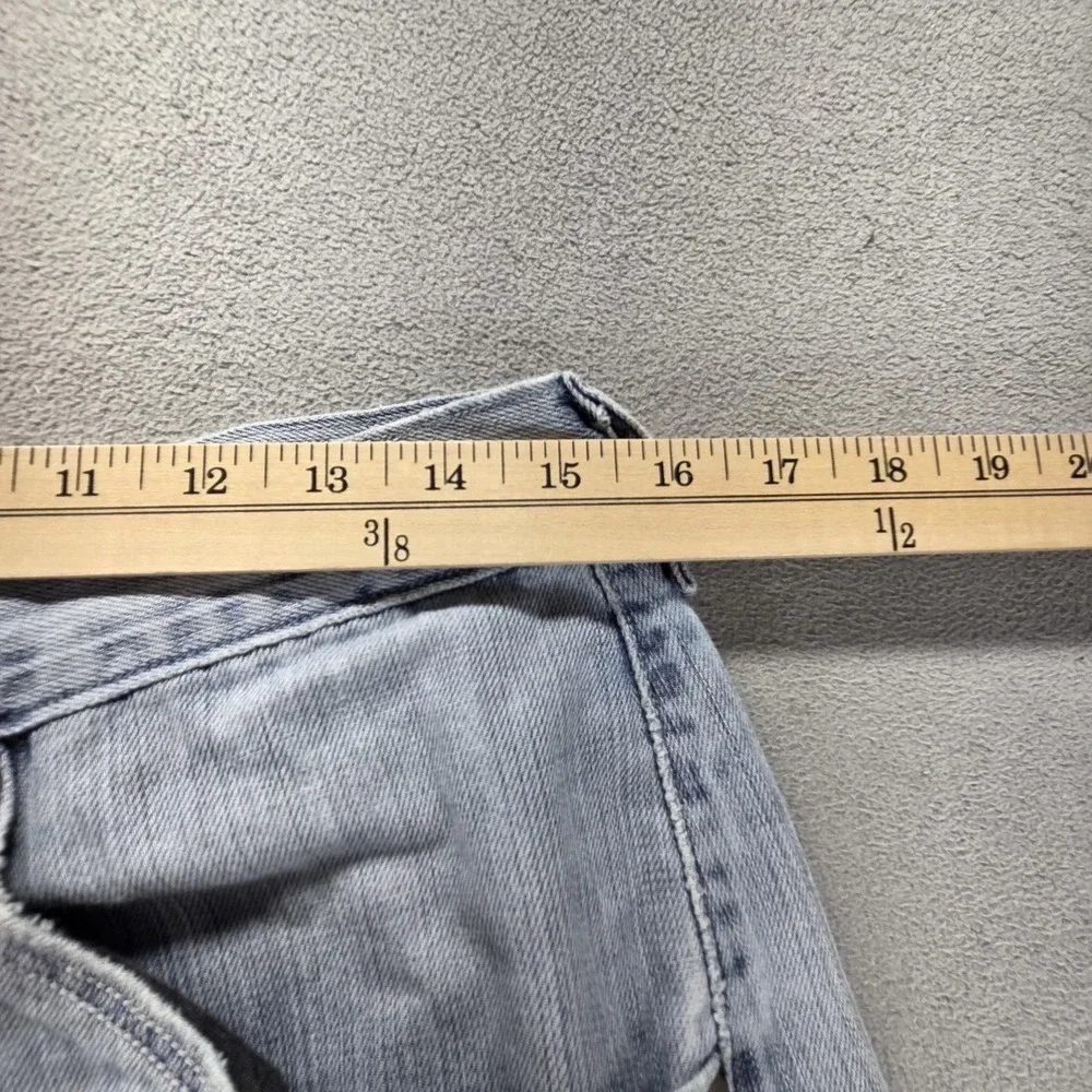 VTG Levis Engineered Jeans‎ Blue Twisted Buckle Back One Altered Hem Fits 30x28